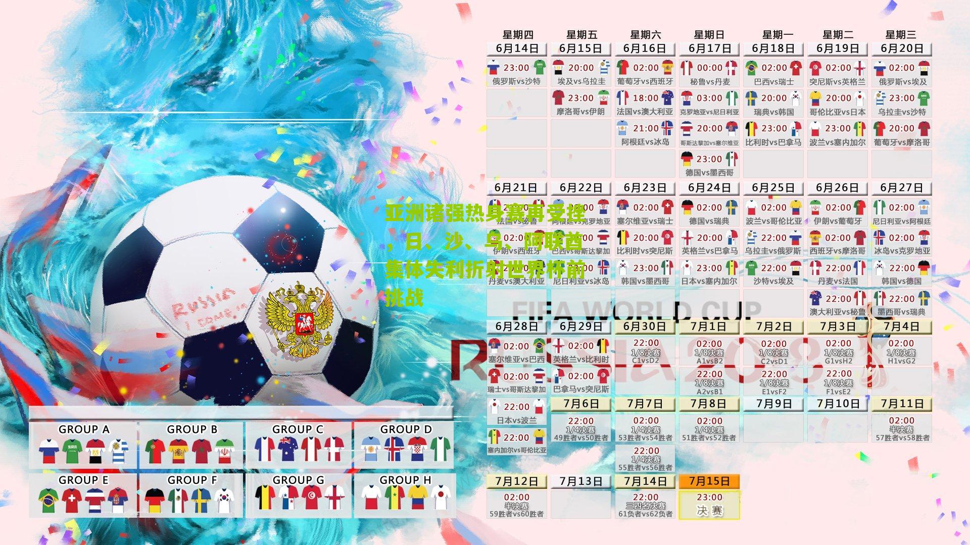 亚洲诸强热身赛再受挫,日、沙、乌、阿联酋集体失利折射世界杯前挑战